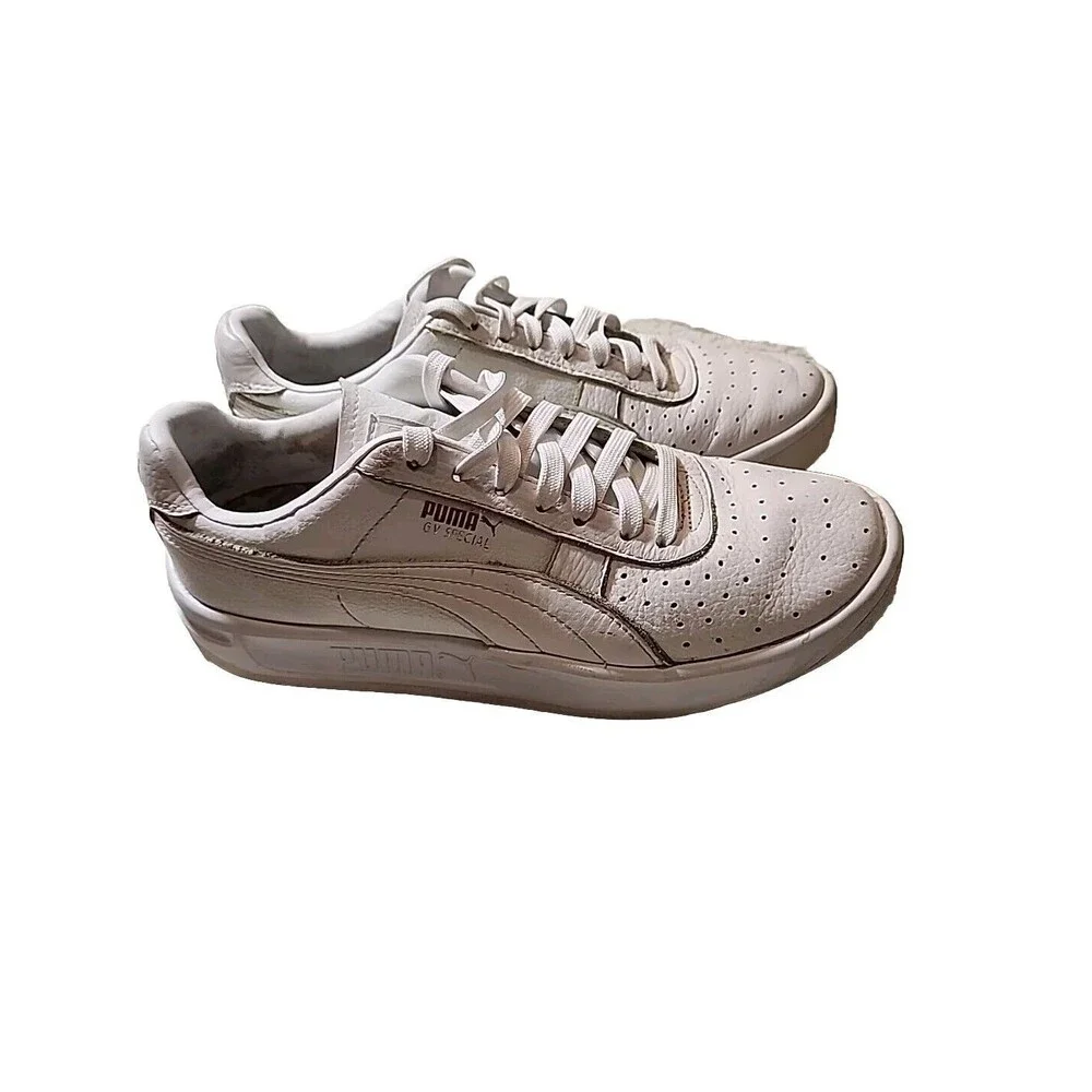 Puma Mens Shoes Sneakers GV Special Plus 366613 01 White Athletic‎ US Size 8 M